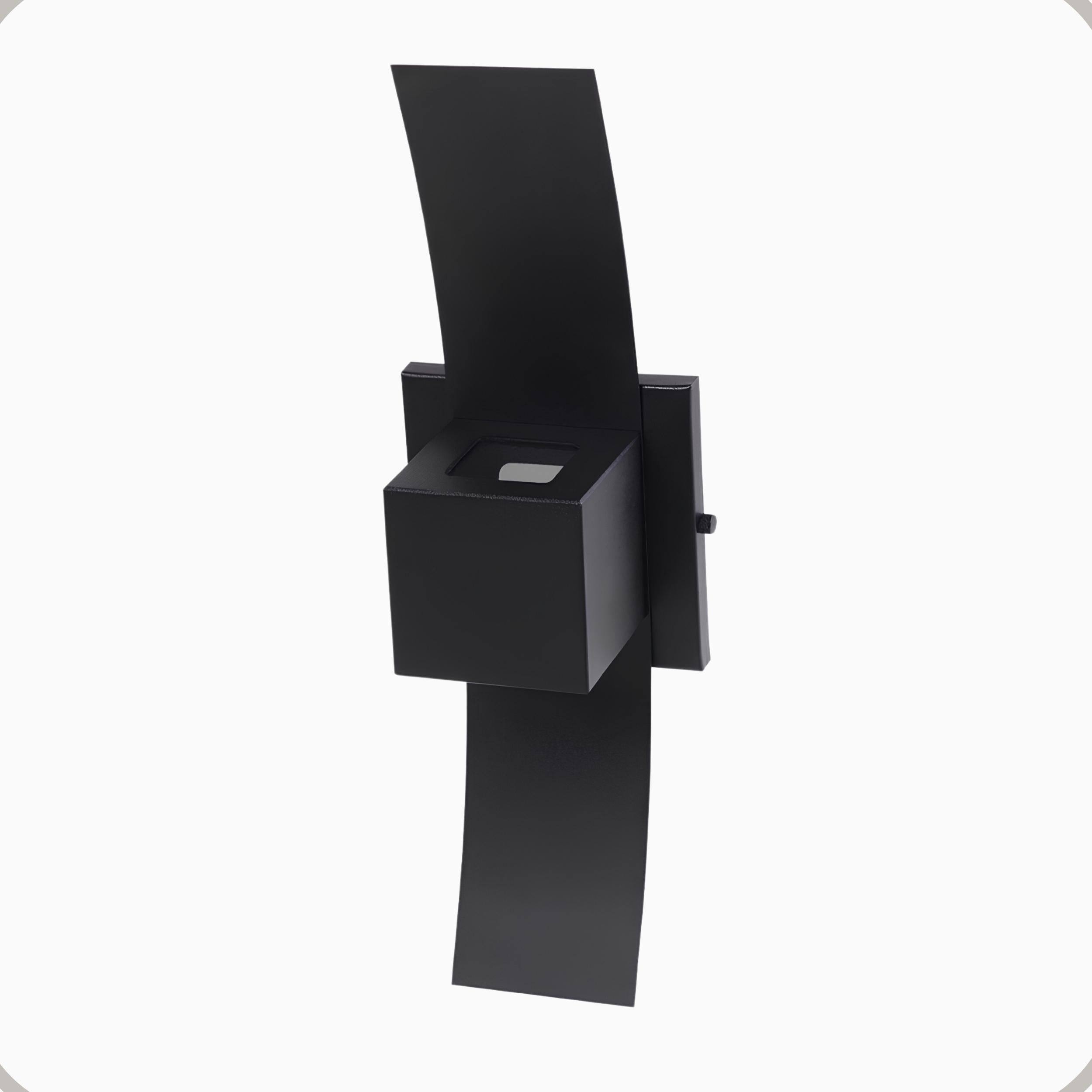 Arandela Box com Aba Aluminio 2 Fachos Parede 1 Luz G9 Bivolt Lumini Lab