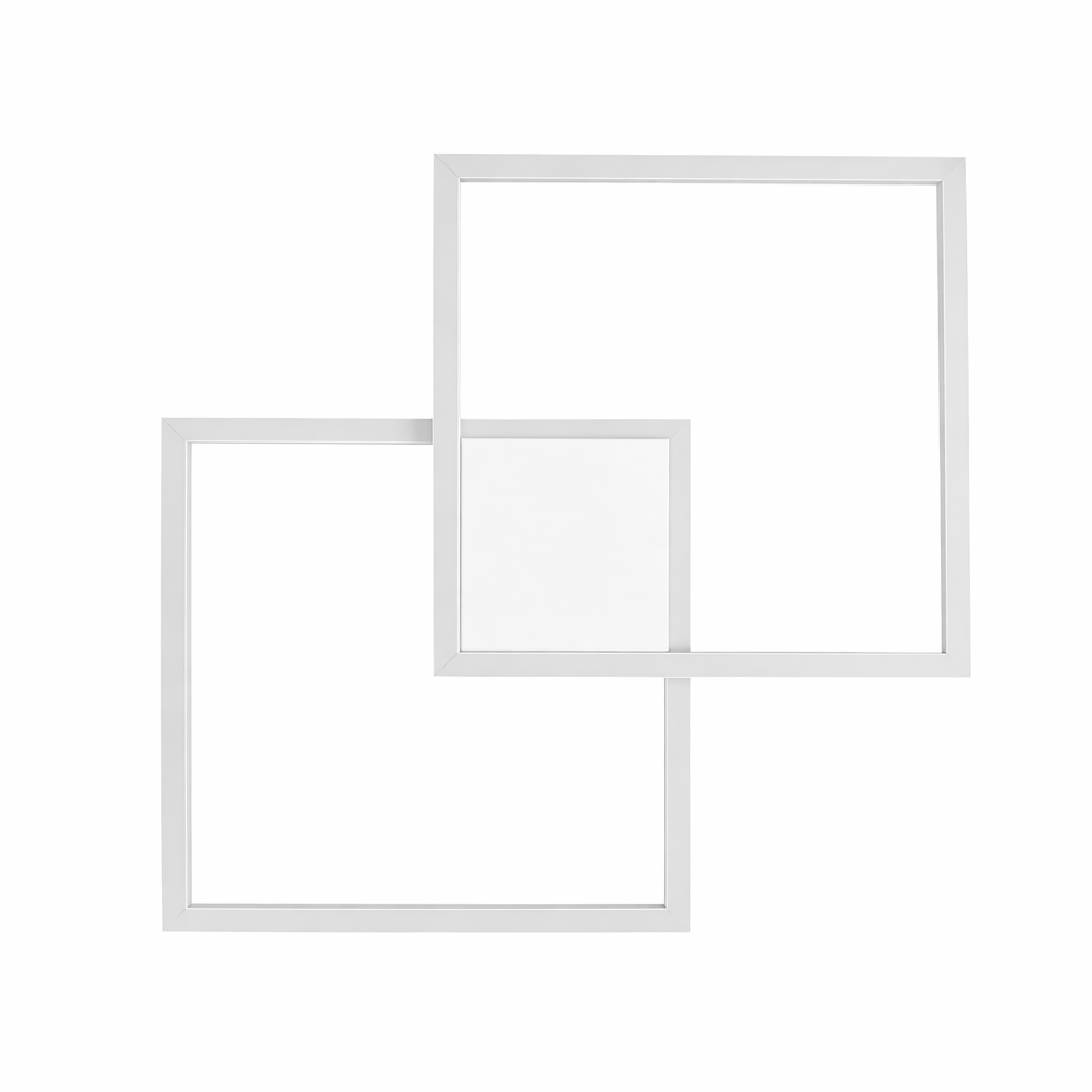 Plafon Led Orleans QD Sobrepor Aluminio 42W Bivolt Lumini Lab
