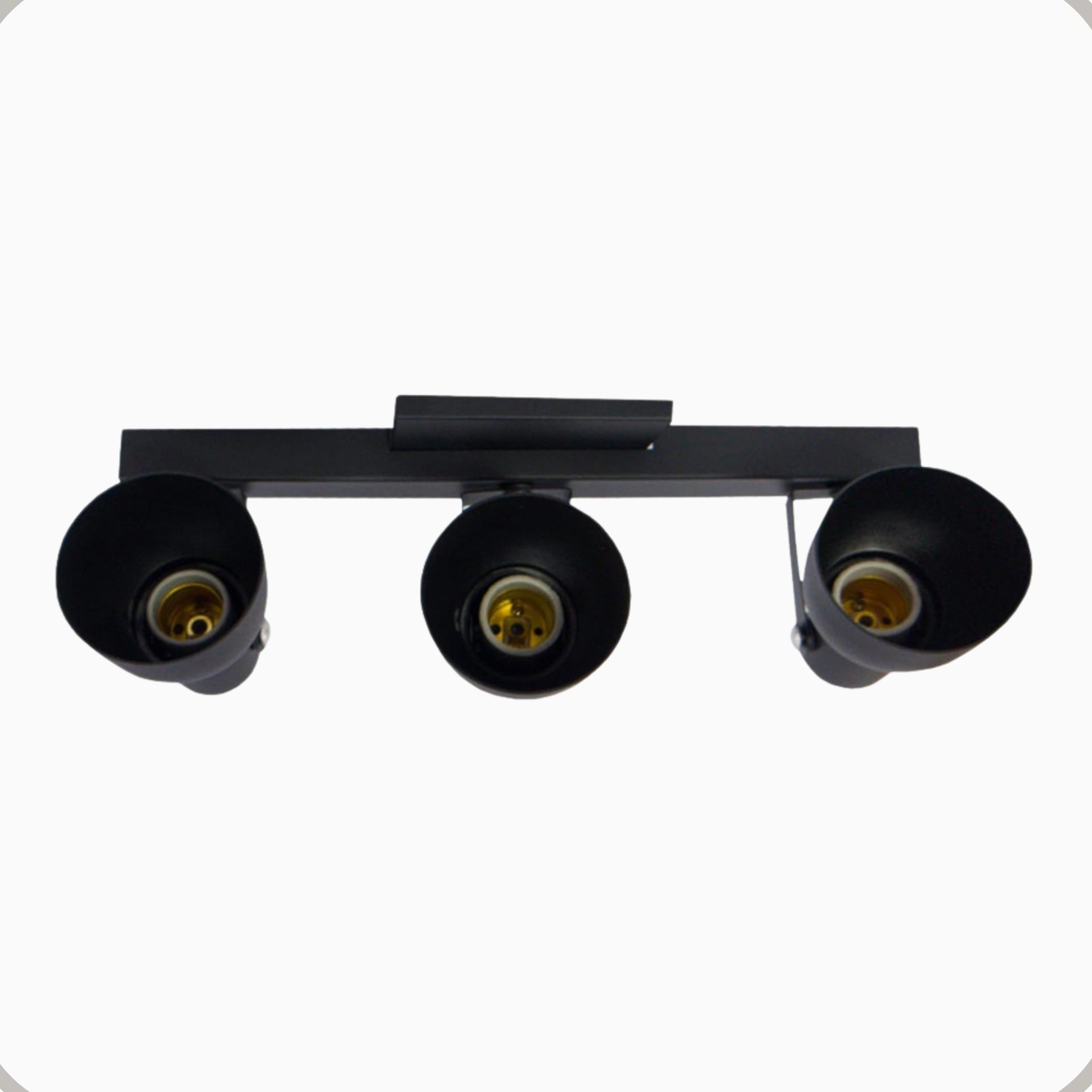 Spot Trilho Popular Aluminio Teto 3 Luzes E27 Bivolt Lumini Lab