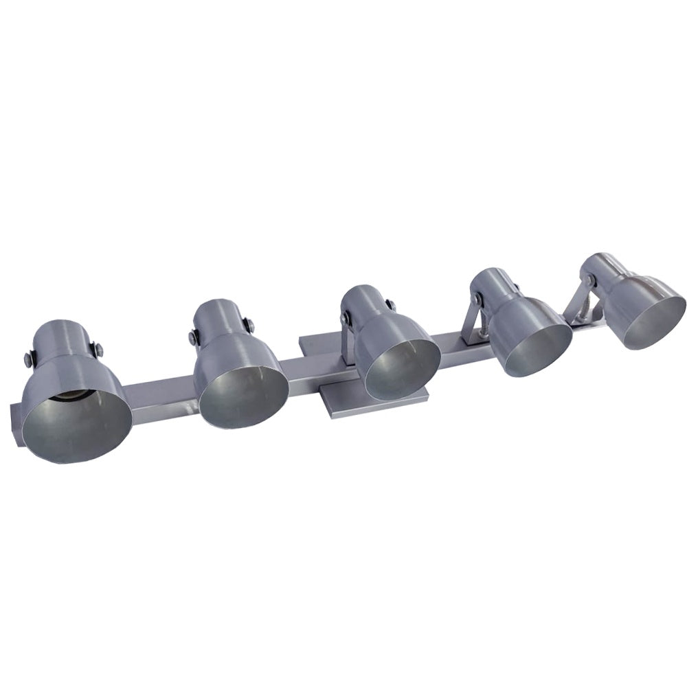 Spot Trilho Popular Aluminio Teto 5 Luzes E27 Bivolt Lumini Lab