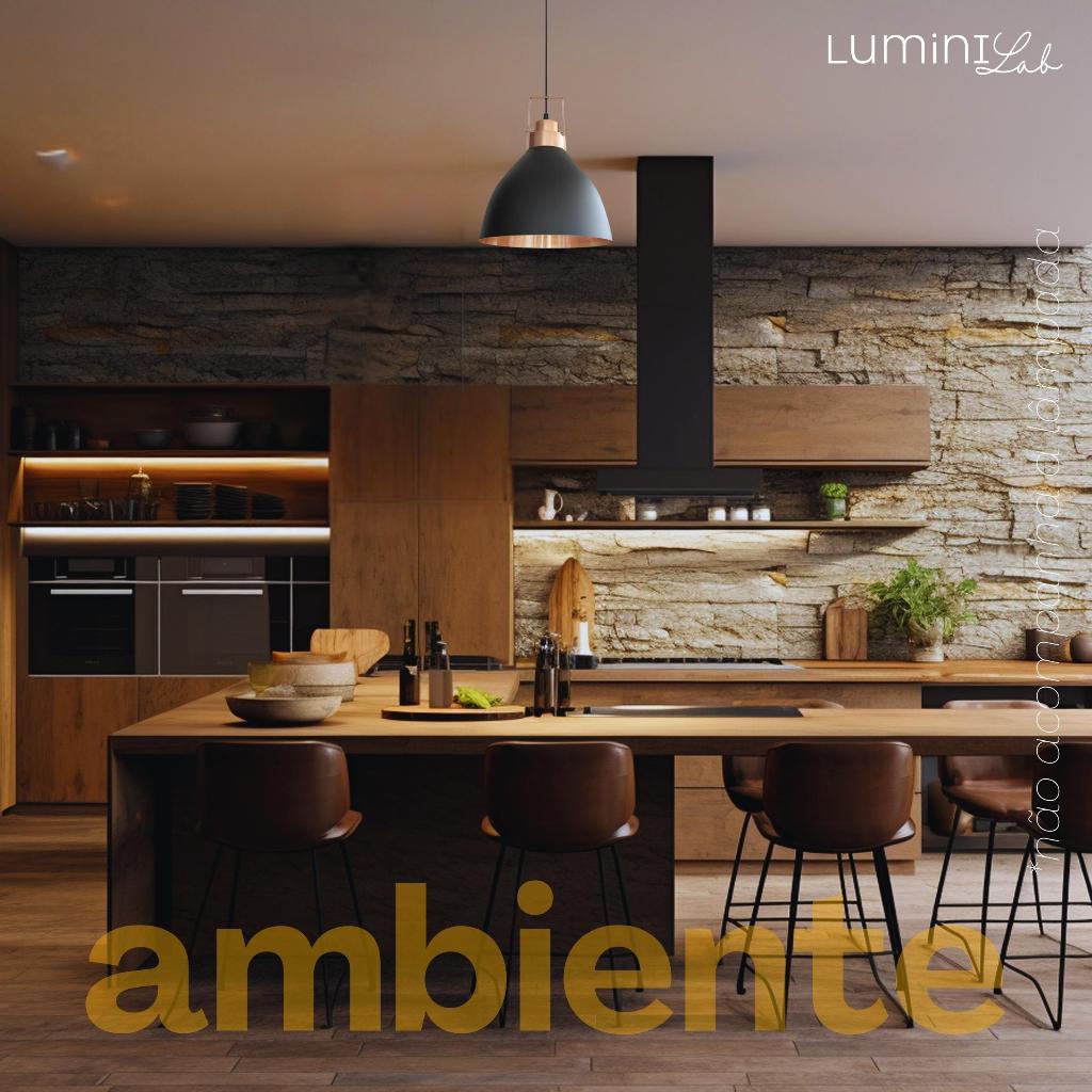 Pendente Aveiro 300 Aluminio Teto E27 1 Luz Lumini Lab