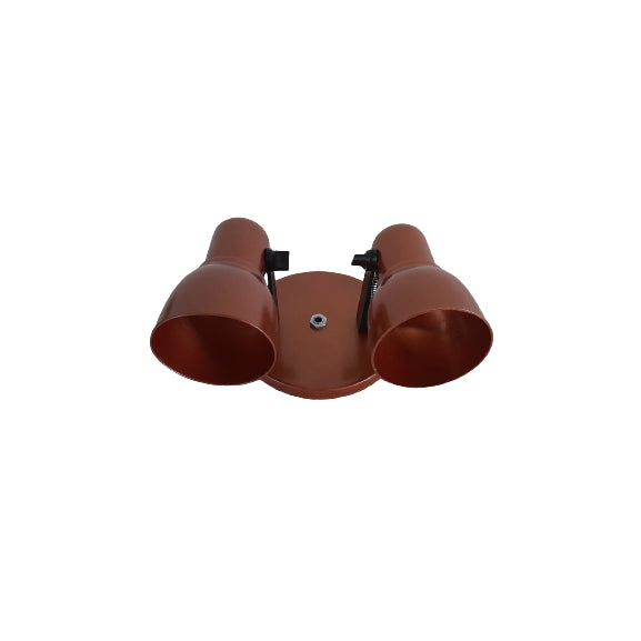 Spot Light Aluminio Teto E27 2 Luzes Lumini Lab