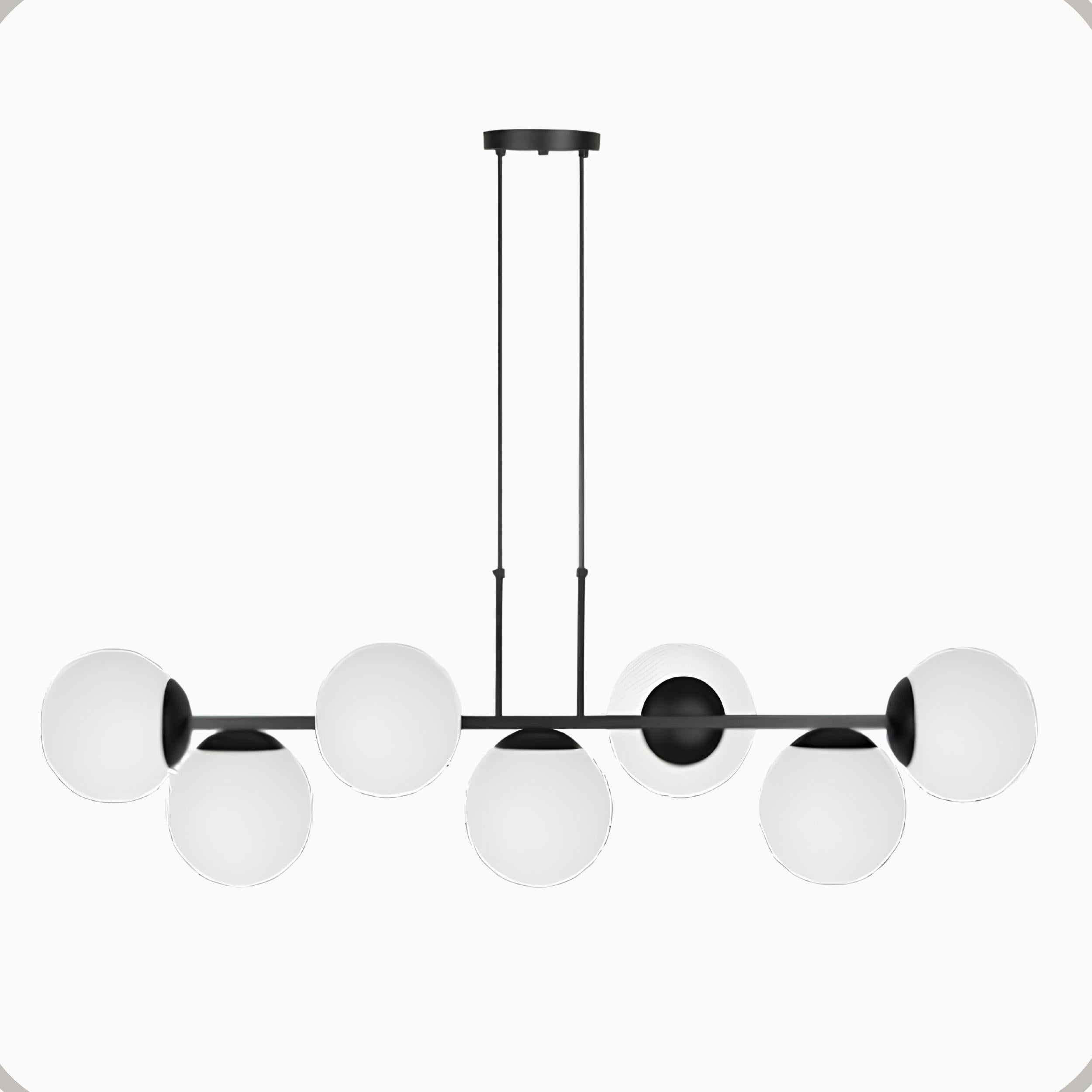 Pendente Hanover Aluminio D15 Teto E27 7 Luzes Lumini Lab