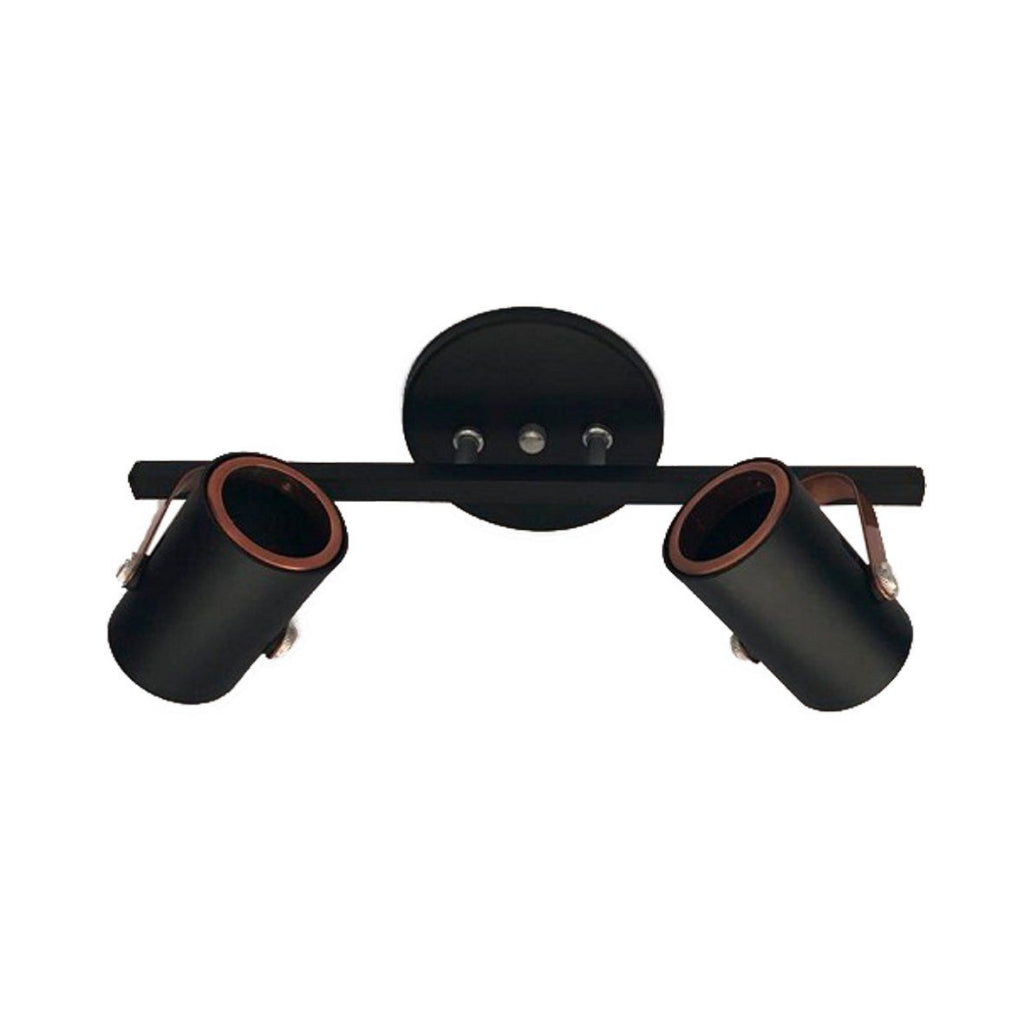 Spot Trilho Moderno Aluminio Teto GU10 2 Luzes Lumini Lab