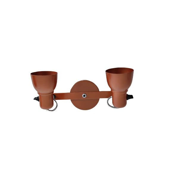 Spot Trilho Light Aluminio Teto E27 2 Luzes Lumini Lab