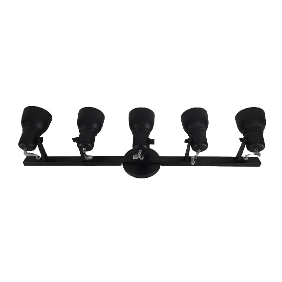 Spot Trilho Light Aluminio Teto E27 5 Luzes Lumini Lab