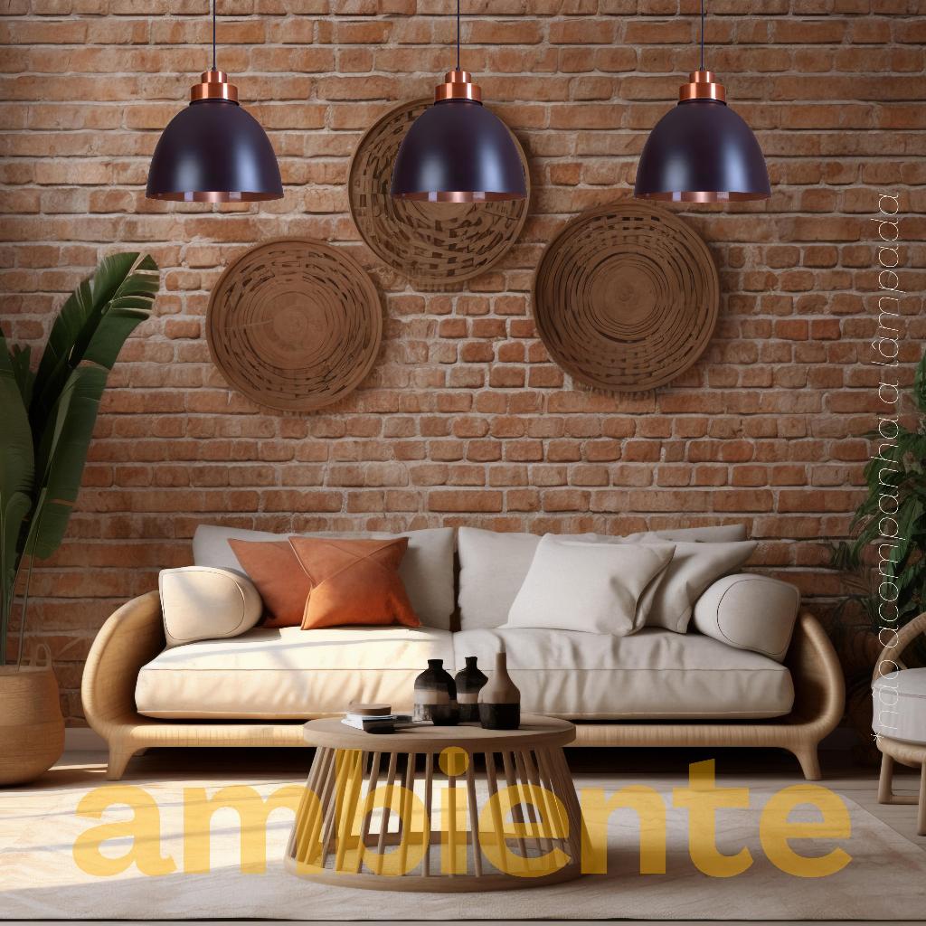 Pendente Belluno 400 Aluminio Teto E27 1 Luz Lumini Lab