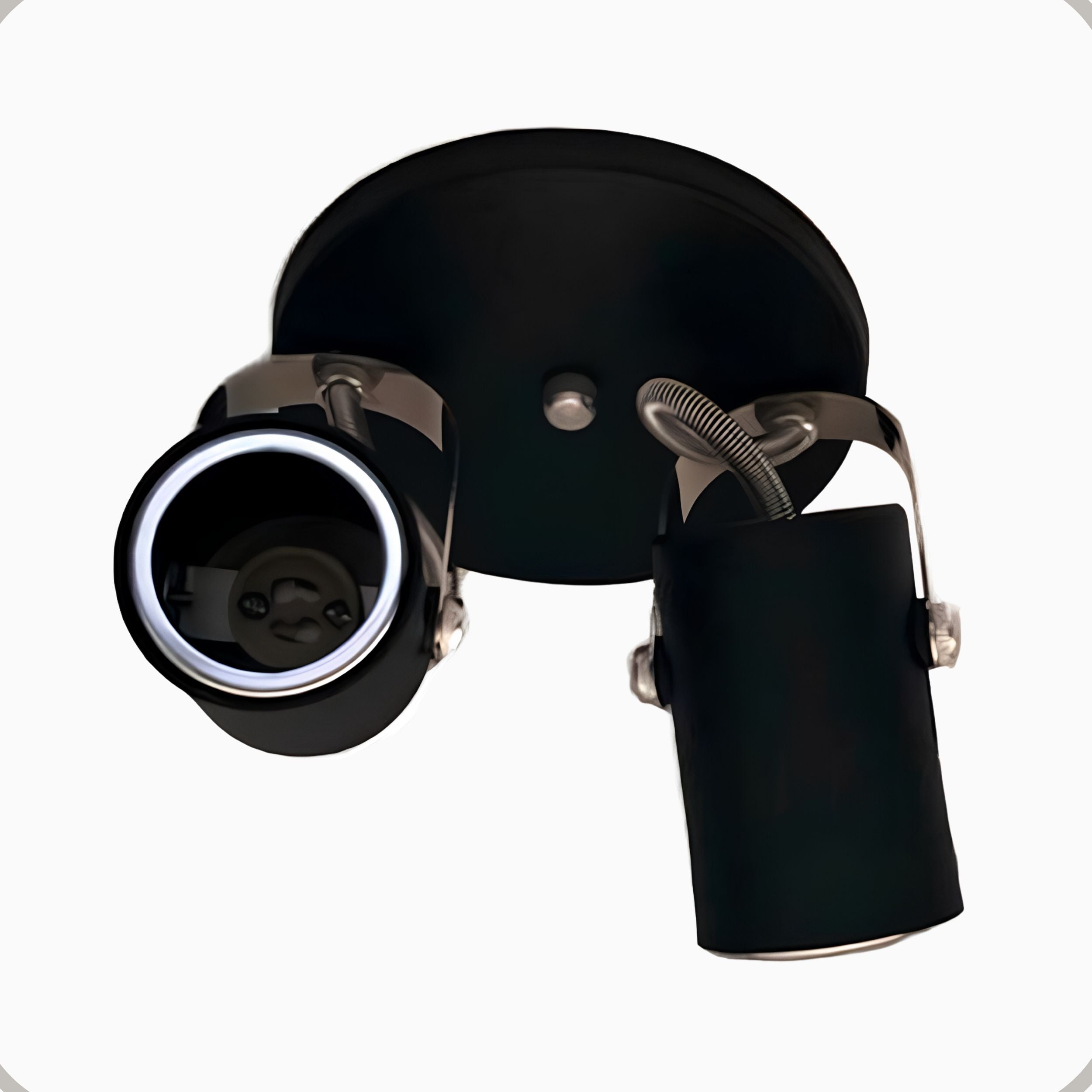Spot Industrial Aluminio Teto 2 Luzes GU10 Bivolt Lumini Lab