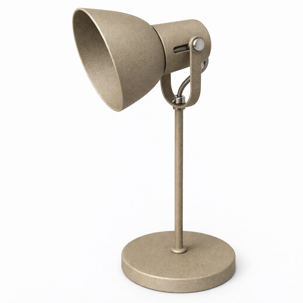 Luminaria de Mesa Cone Aluminio E27 1 Luz Fixa Lumini Lab
