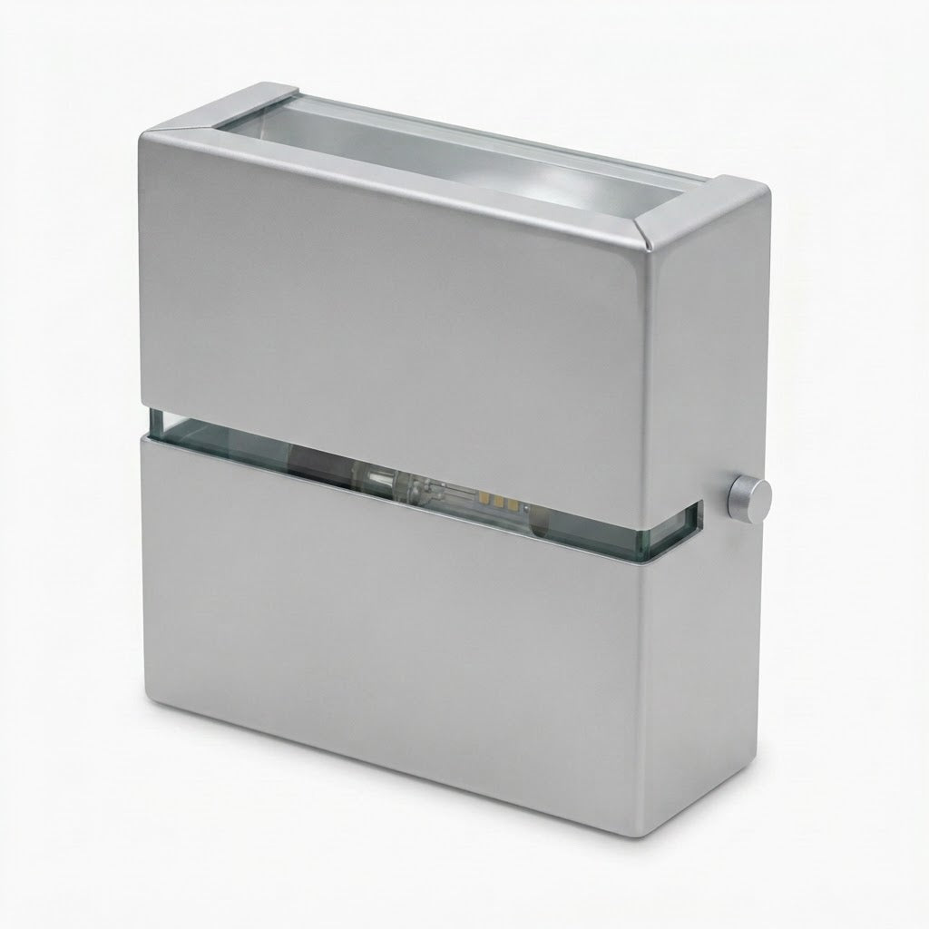 Arandela Slim Aluminio 2 Fachos Parede 1 Luz G9 Bivolt Lumini Lab