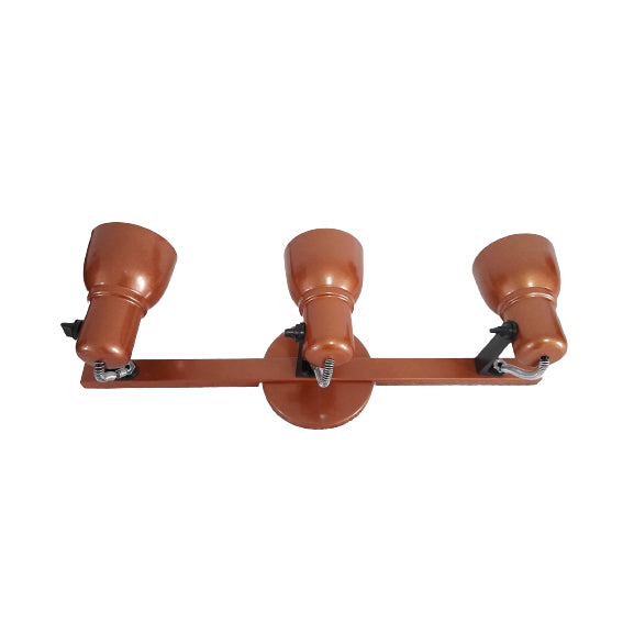 Spot Trilho Light Aluminio Teto E27 3 Luzes Lumini Lab