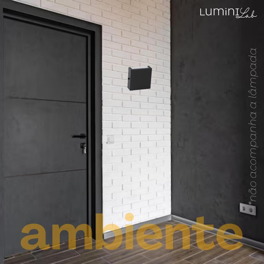 Arandela Slim Aluminio Parede 1 Luz G9 Bivolt Lumini Lab