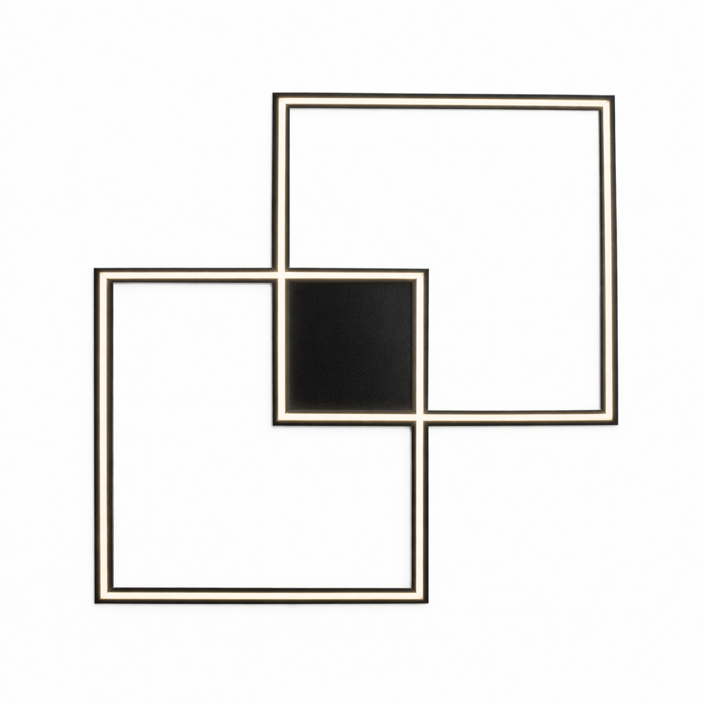 Plafon Led Orleans QD Sobrepor Aluminio 42W Bivolt Lumini Lab