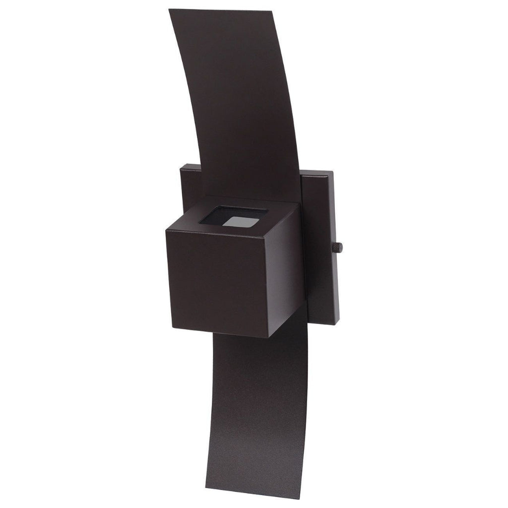 Arandela Box com Aba Aluminio 2 Fachos Parede 1 Luz G9 Bivolt Lumini Lab