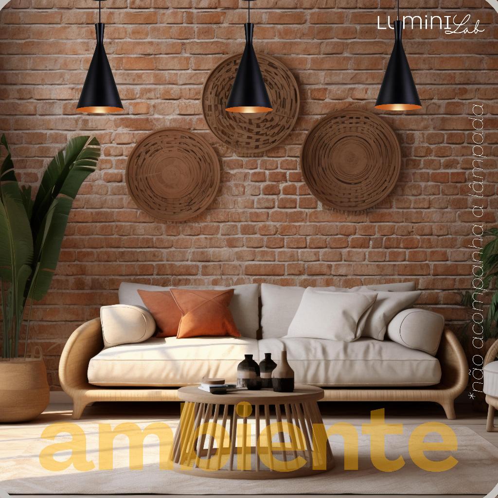 Pendente Tom Dixon Canada Aluminio Teto E27 1 Luz Lumini Lab