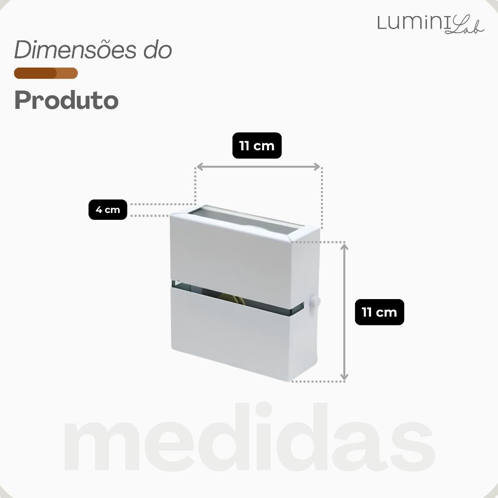 Arandela Slim Aluminio 2 Fachos Parede 1 Luz G9 Bivolt Lumini Lab