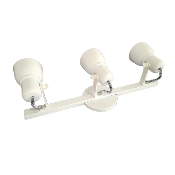 Spot Trilho Light Aluminio Teto E27 3 Luzes Lumini Lab