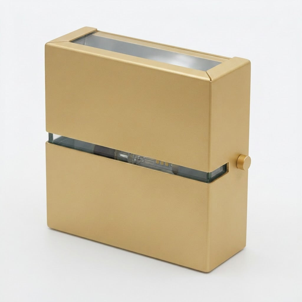 Arandela Slim Aluminio 2 Fachos Parede 1 Luz G9 Bivolt Lumini Lab