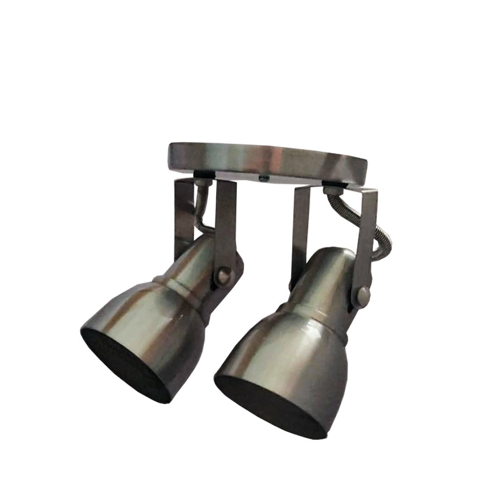 Spot Trilho Popular Aluminio Teto 2 Luzes E27 Bivolt Lumini Lab