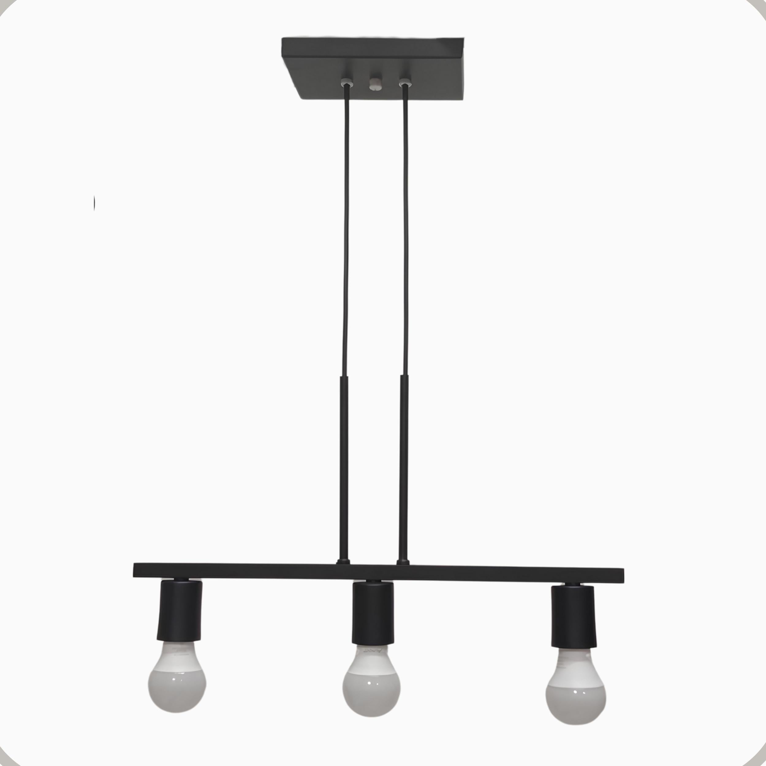 Pendente Rubis Aluminio Teto E27 3 Luzes Lumini Lab