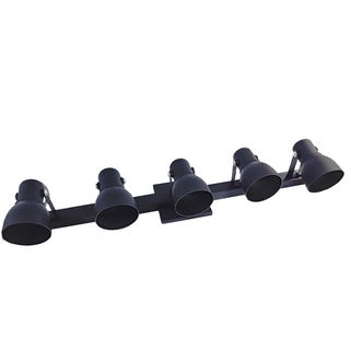 Spot Trilho Popular Aluminio Teto 5 Luzes E27 Bivolt Lumini Lab