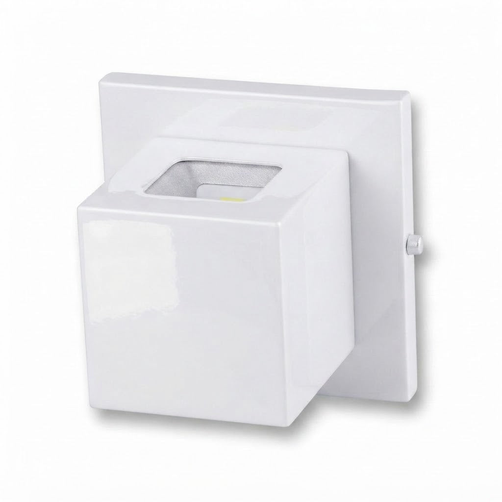 Arandela Box Aluminio 2 Fachos Parede 1 Luz G9 Bivolt Lumini Lab