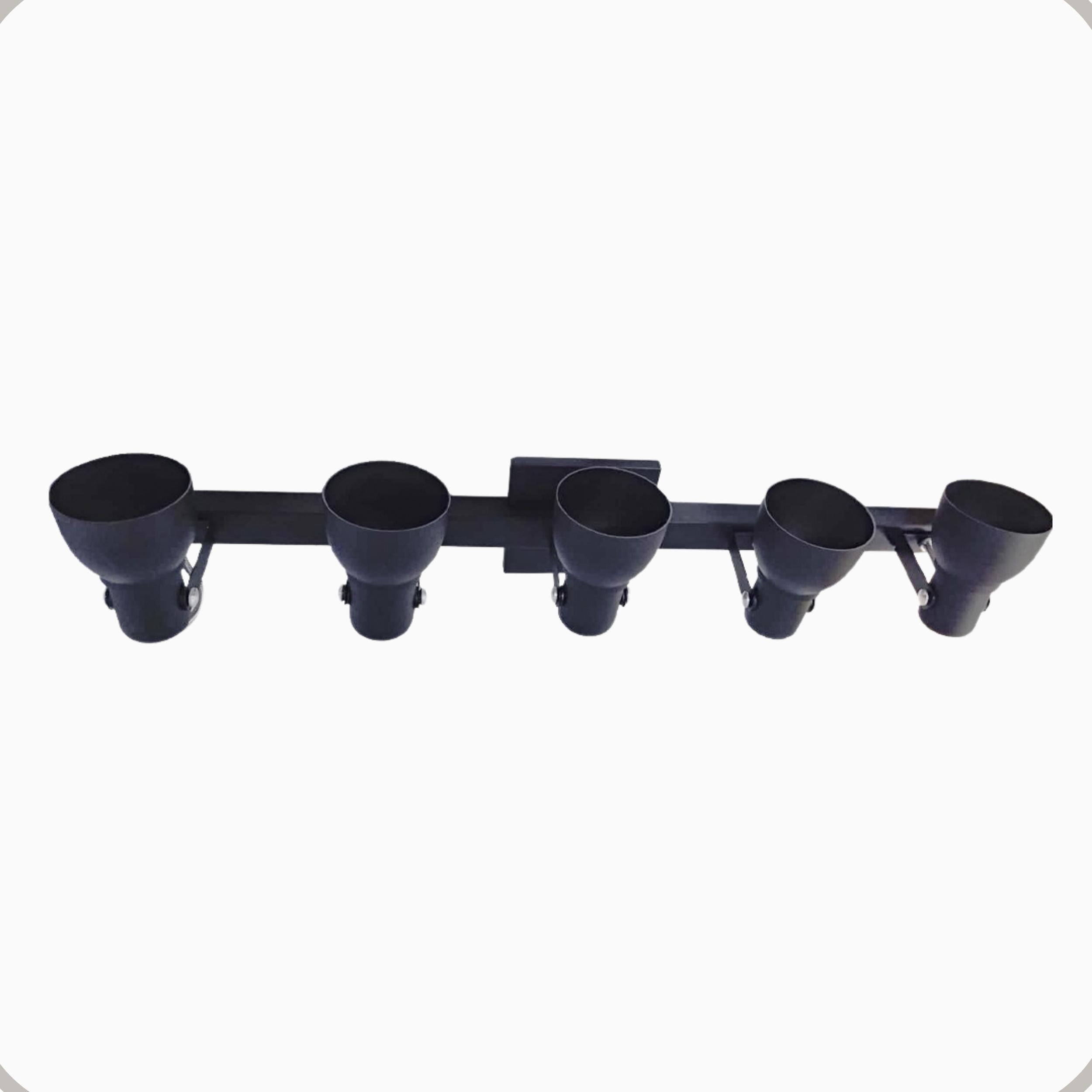 Spot Trilho Popular Aluminio Teto 5 Luzes E27 Bivolt Lumini Lab