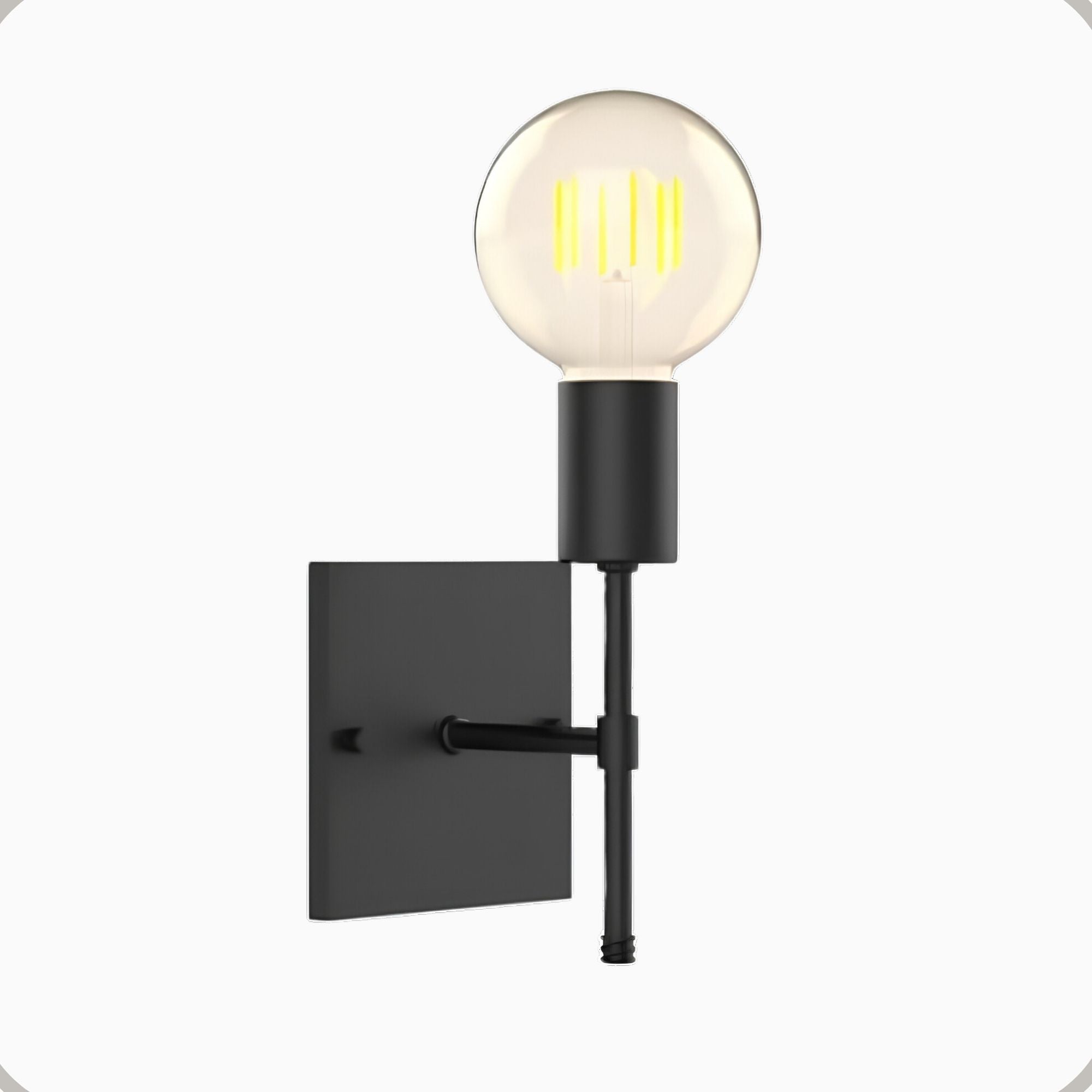 Arandela Chill Aluminio Parede 1 Luz E27 Bivolt Lumini Lab