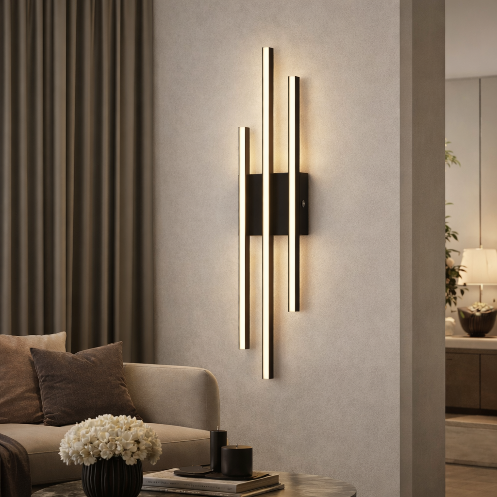 Arandela Led Line Sobrepor Aluminio 3 Luzes Bivolt Lumini Lab