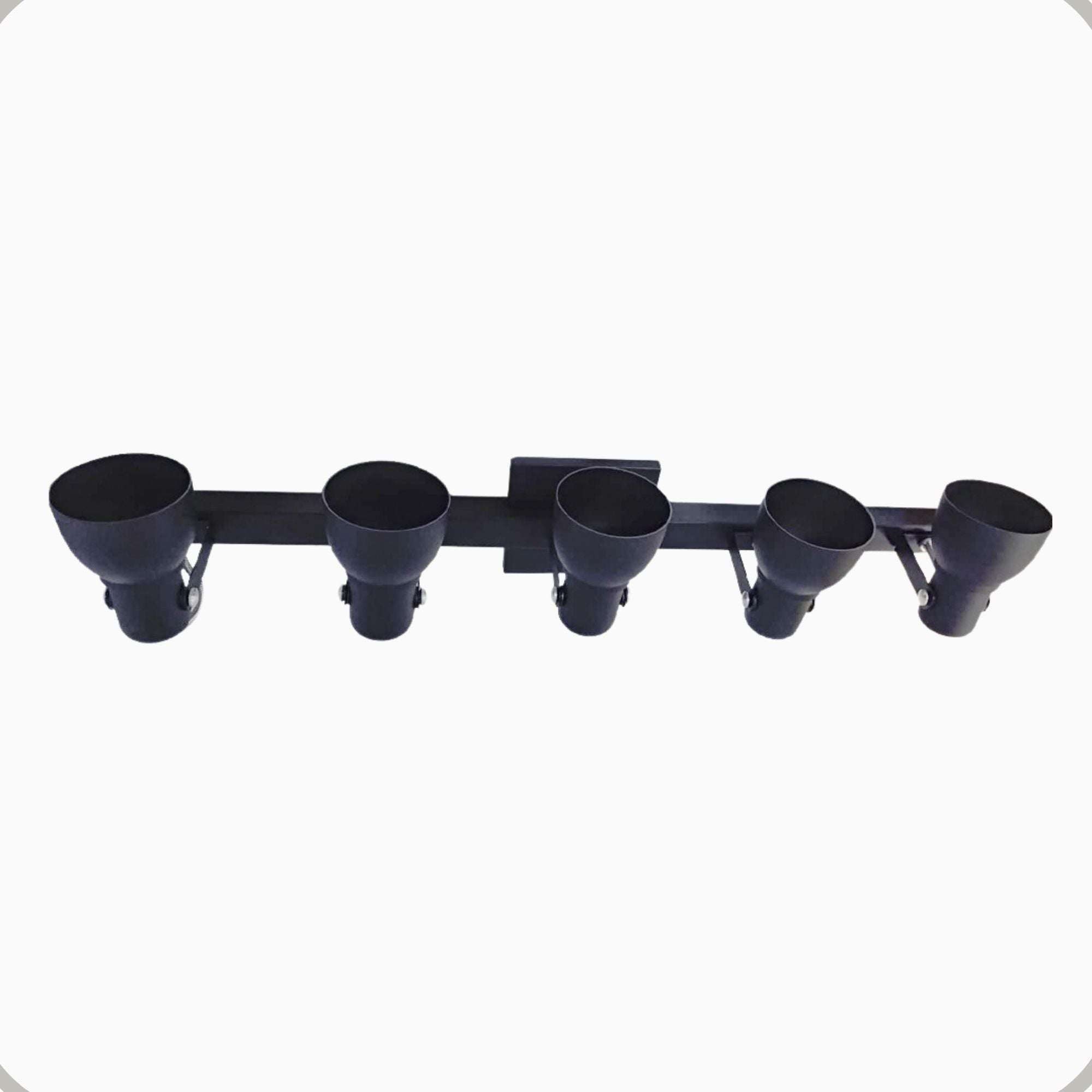Spot Trilho Popular Aluminio Teto 5 Luzes E27 Bivolt Lumini Lab