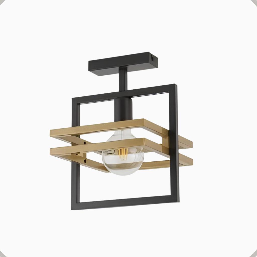 Plafon Moldura Aluminio Teto 1 Luz E27 Bivolt Lumini Lab