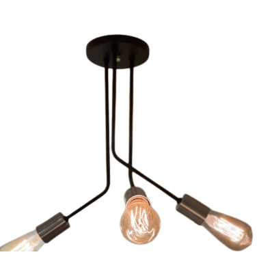 Plafon Lumiviva Aluminio Teto 3 Luzes E27 Bivolt Lumini Lab