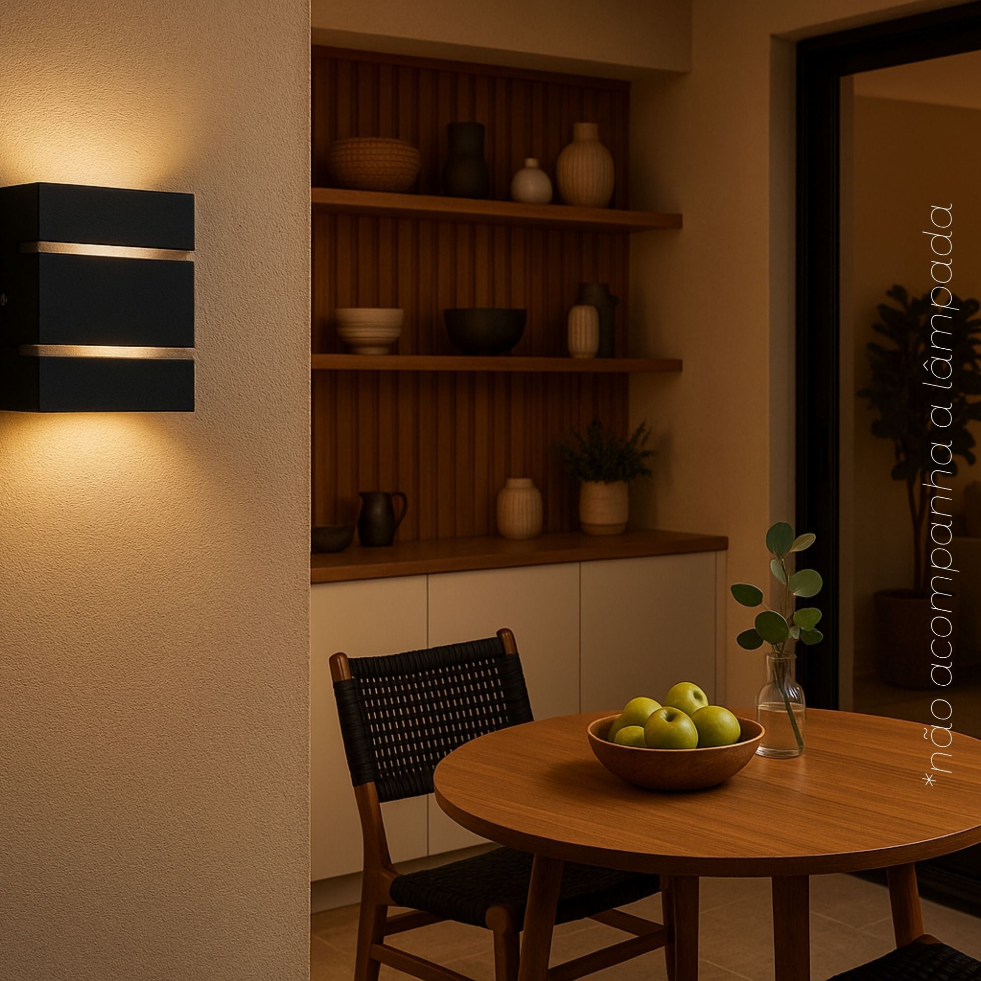 Arandela Slim 3 Aluminio 2 Fachos 2 Frisos Parede 1 Luz G9 Bivolt Lumini Lab