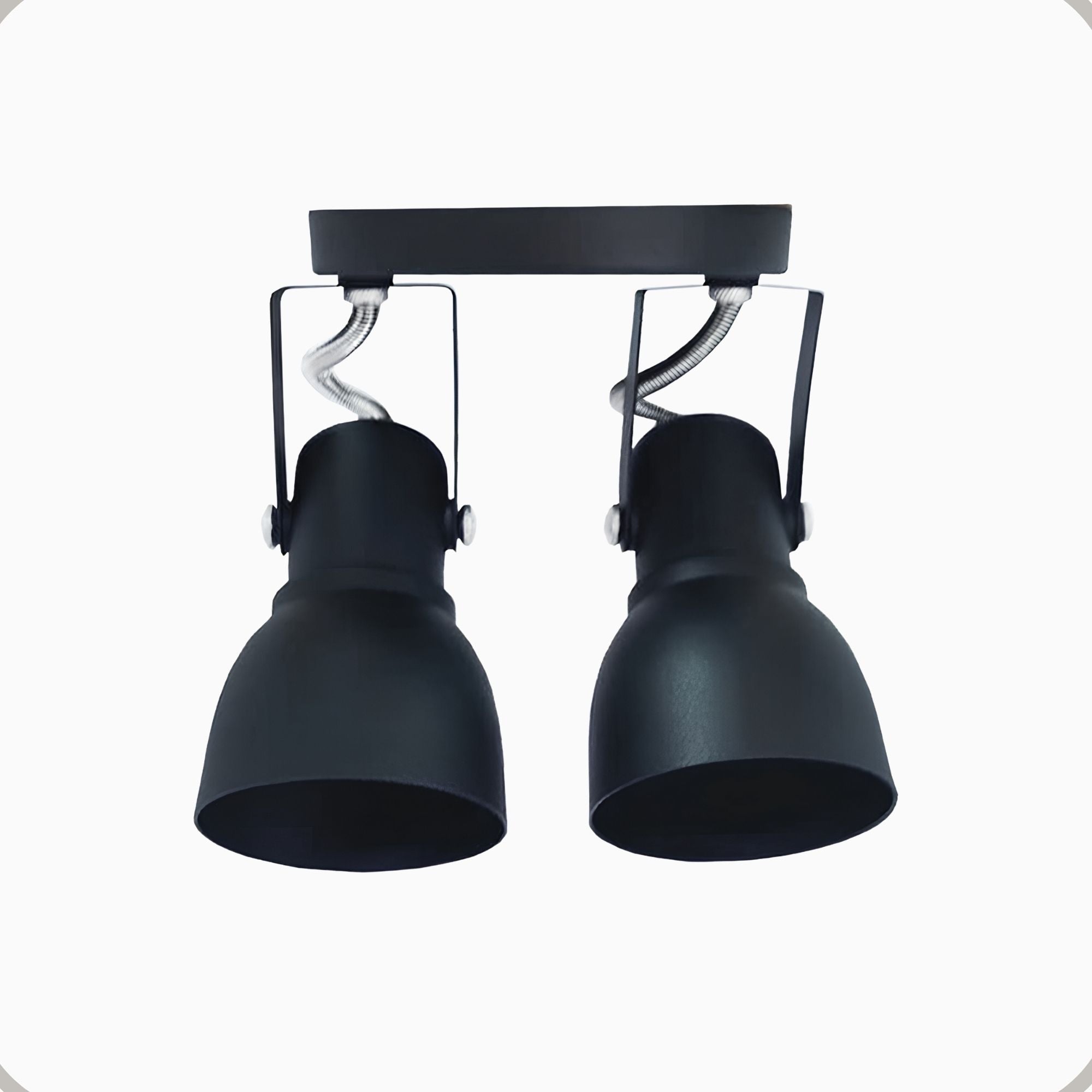 Spot Trilho Popular Aluminio Teto 2 Luzes E27 Bivolt Lumini Lab