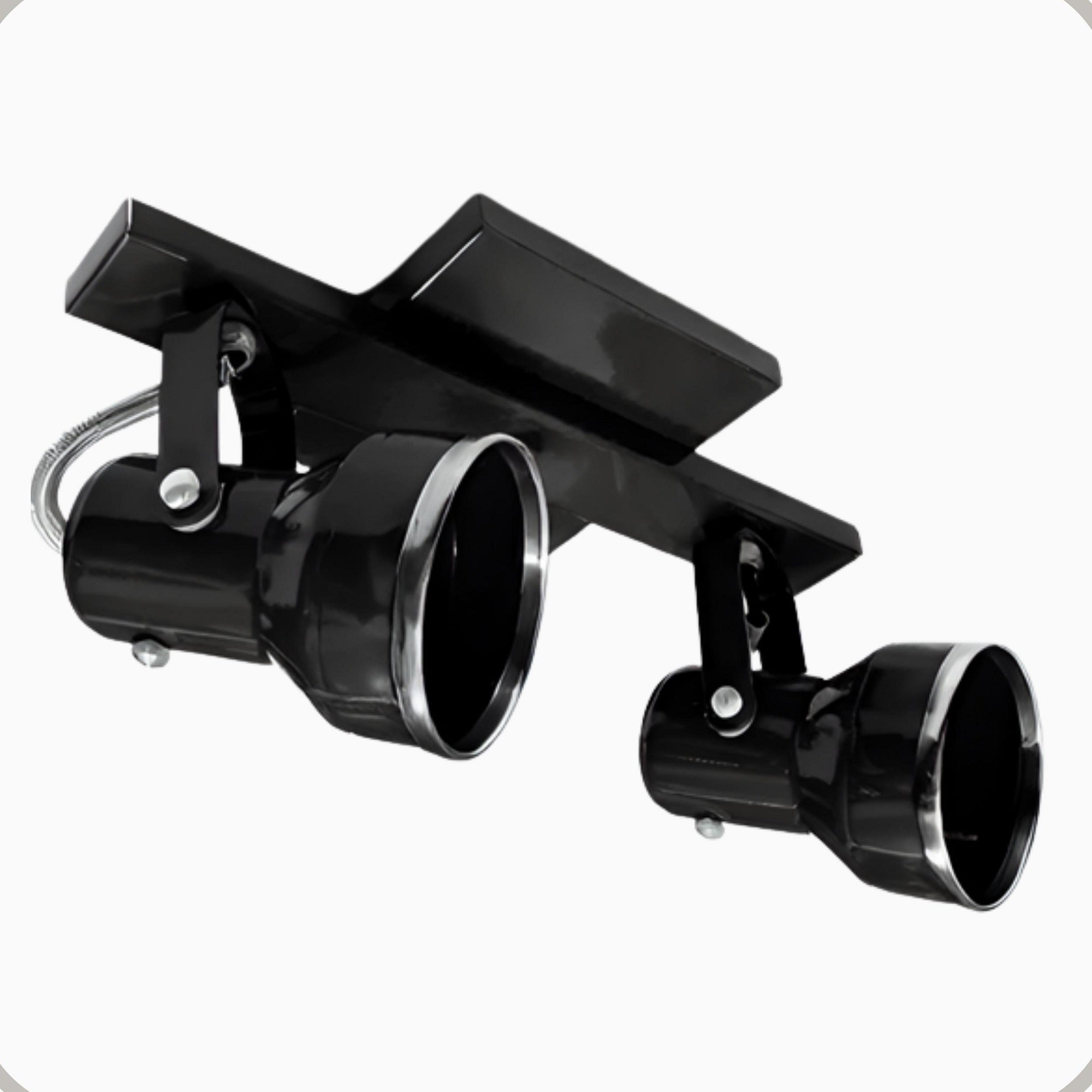 Spot Trilho New Aluminio Teto 2 Luzes E27 Bivolt Lumini Lab