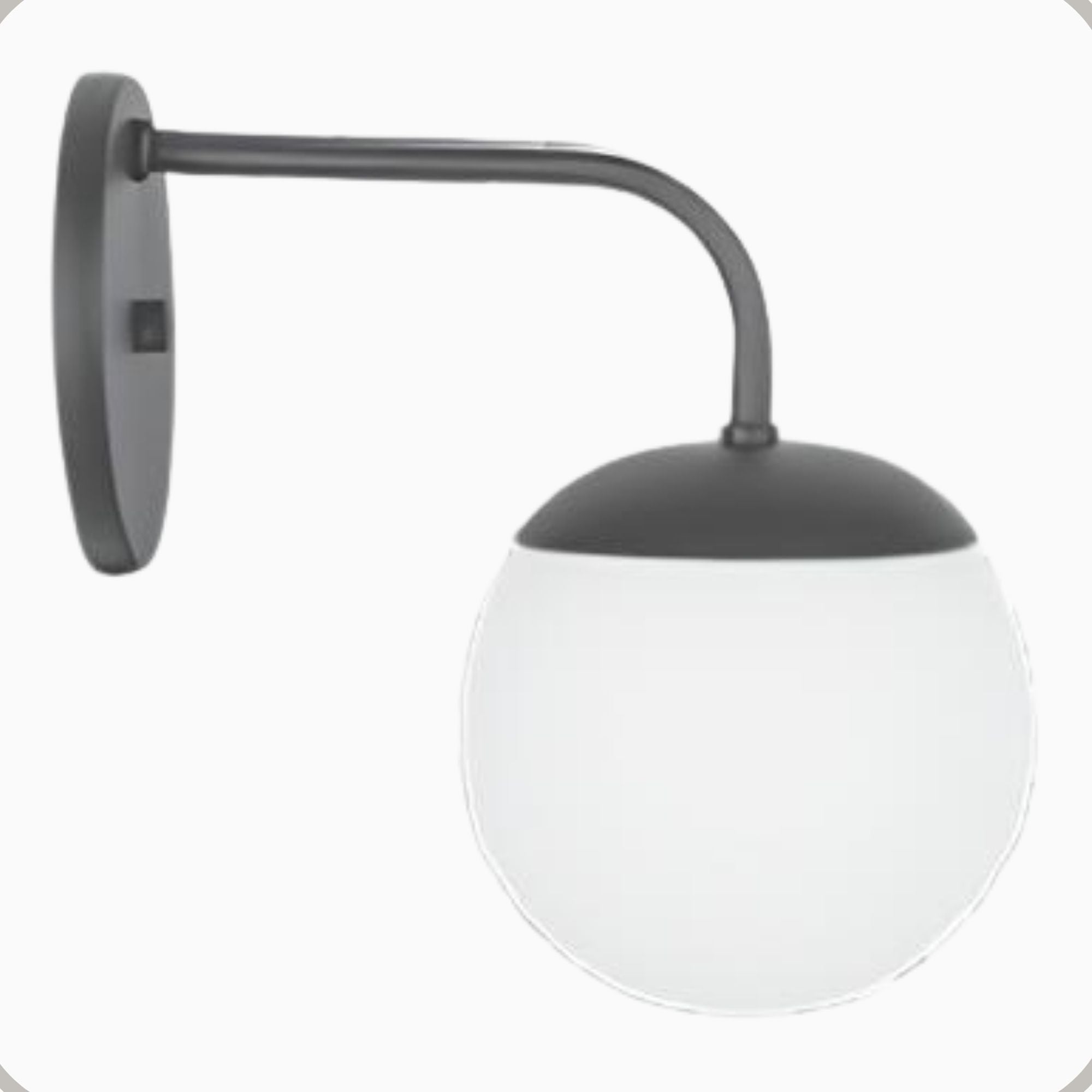Arandela Hanover Aluminio D12 Parede G9 1 Luz Lumini Lab