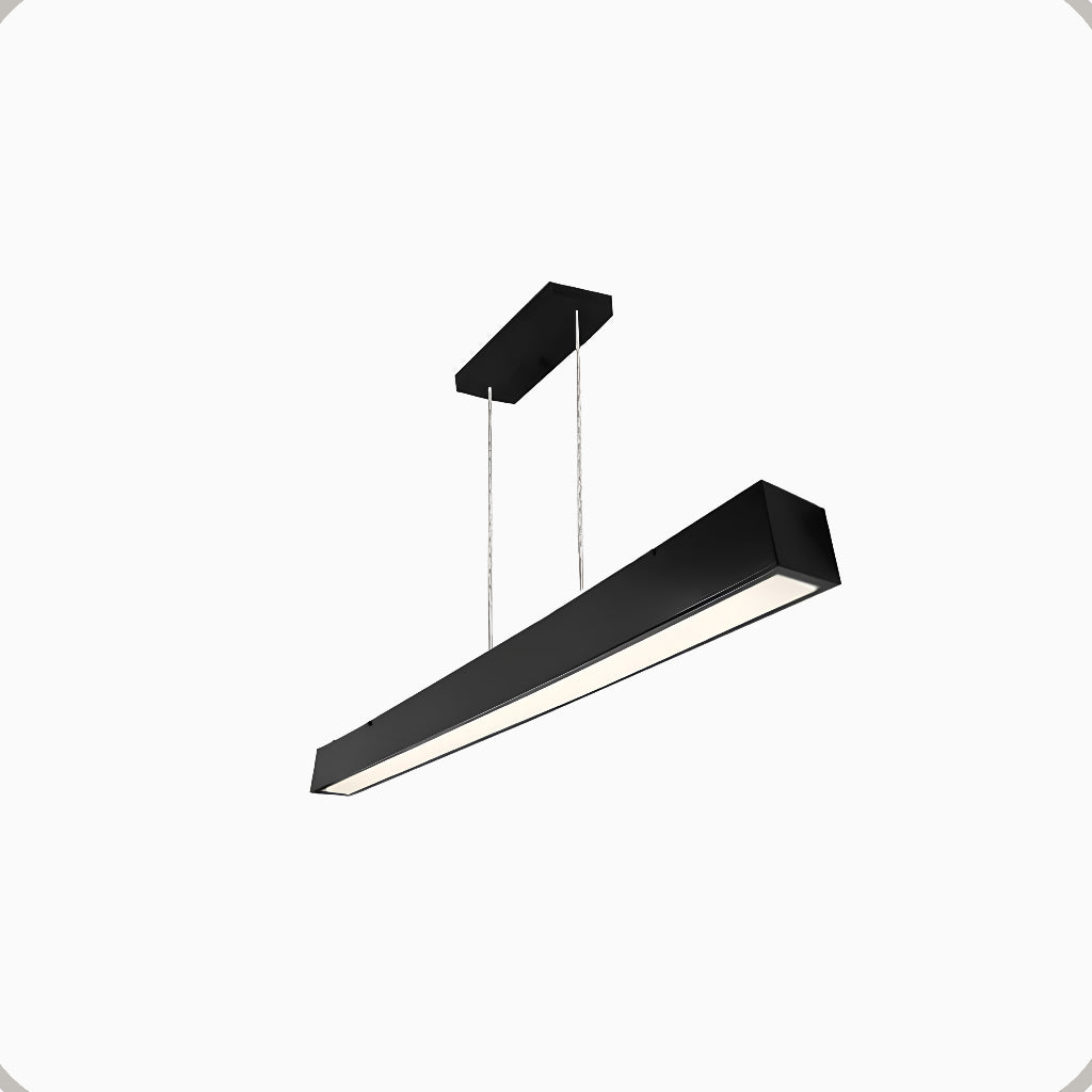 Pendente Office Aluminio Teto Cabo 1 metro 1 Luz T8 Bivolt Lumini Lab