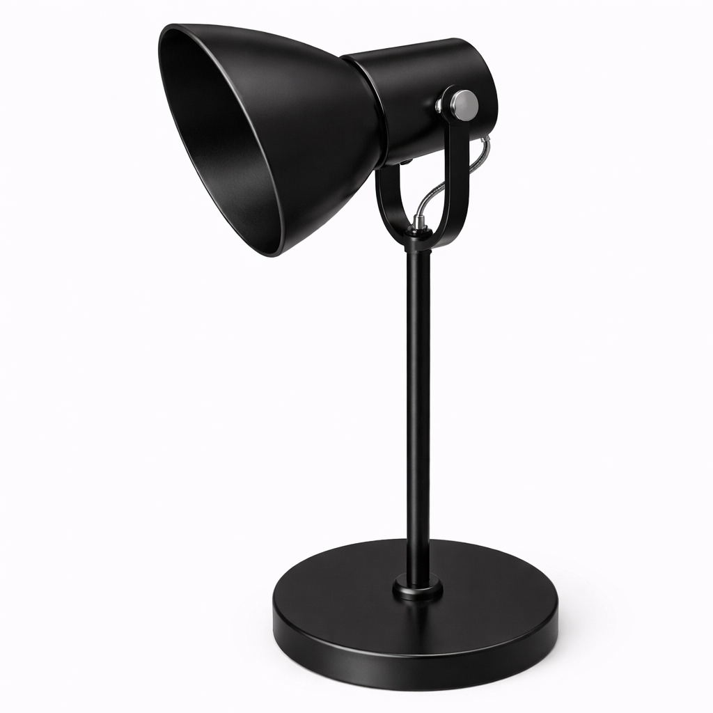 Luminaria de Mesa Cone Aluminio E27 1 Luz Fixa Lumini Lab