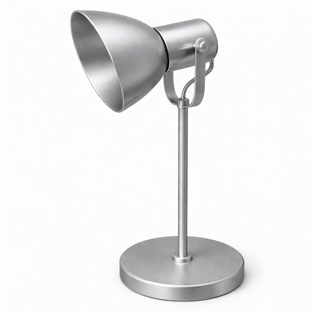 Luminaria de Mesa Cone Aluminio E27 1 Luz Fixa Lumini Lab