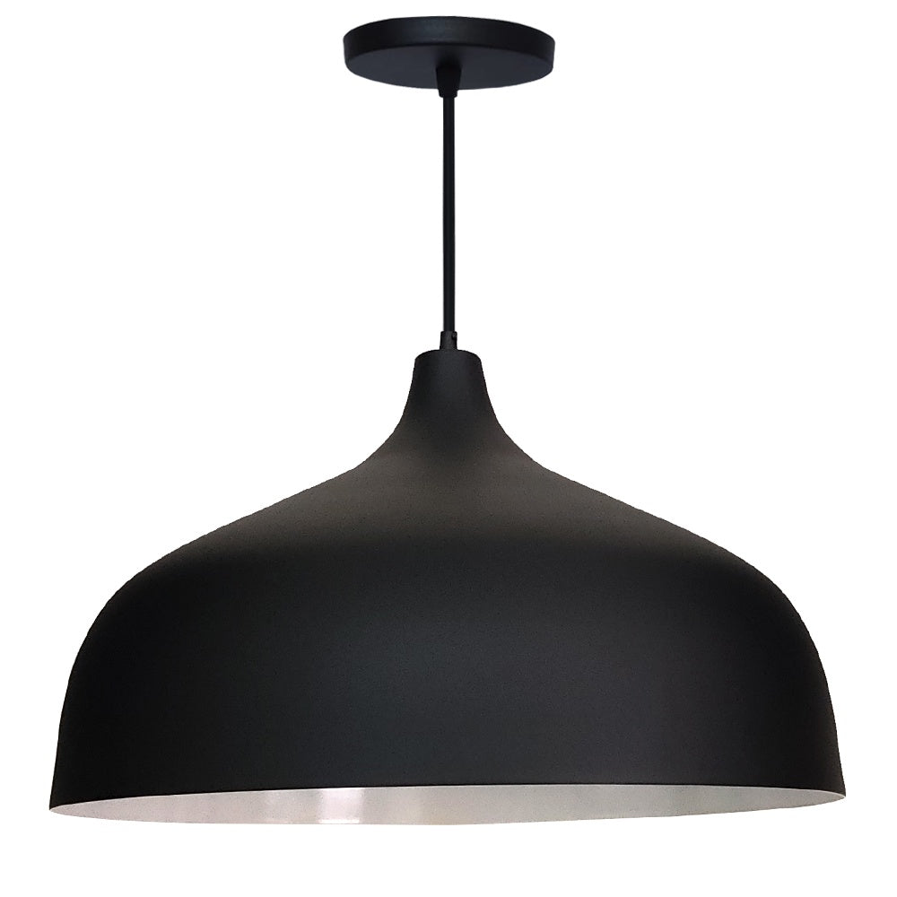 Pendente Aladim Aluminio Teto E27 1 Luz Lumini Lab