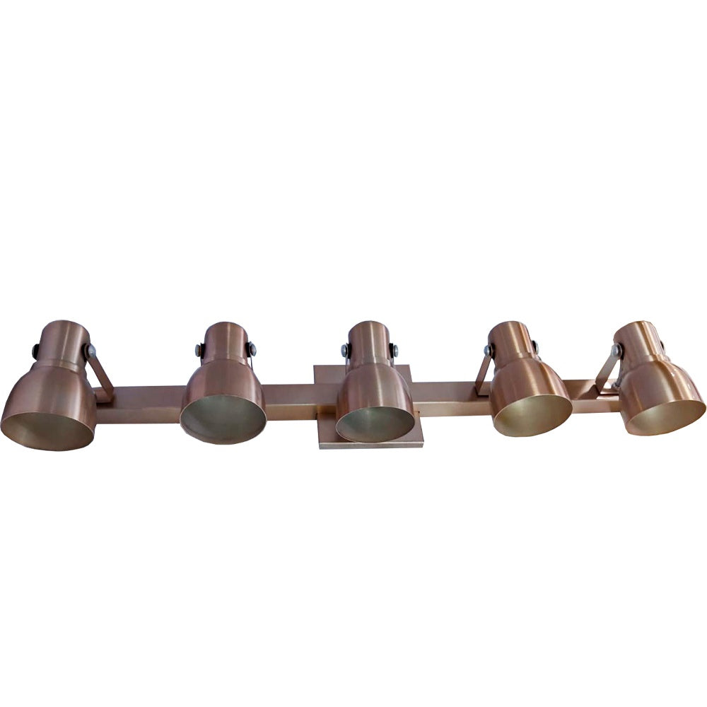 Spot Trilho Popular Aluminio Teto 5 Luzes E27 Bivolt Lumini Lab