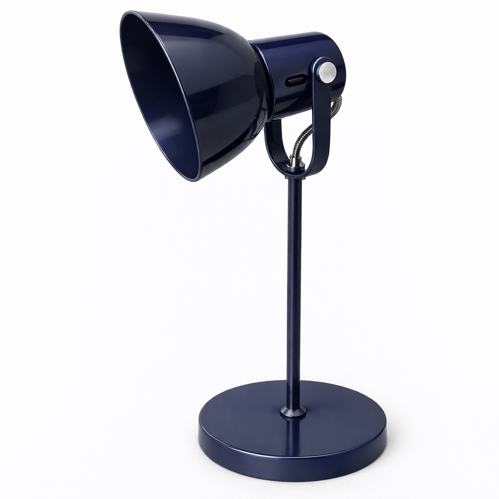 Luminaria de Mesa Cone Aluminio E27 1 Luz Fixa Lumini Lab