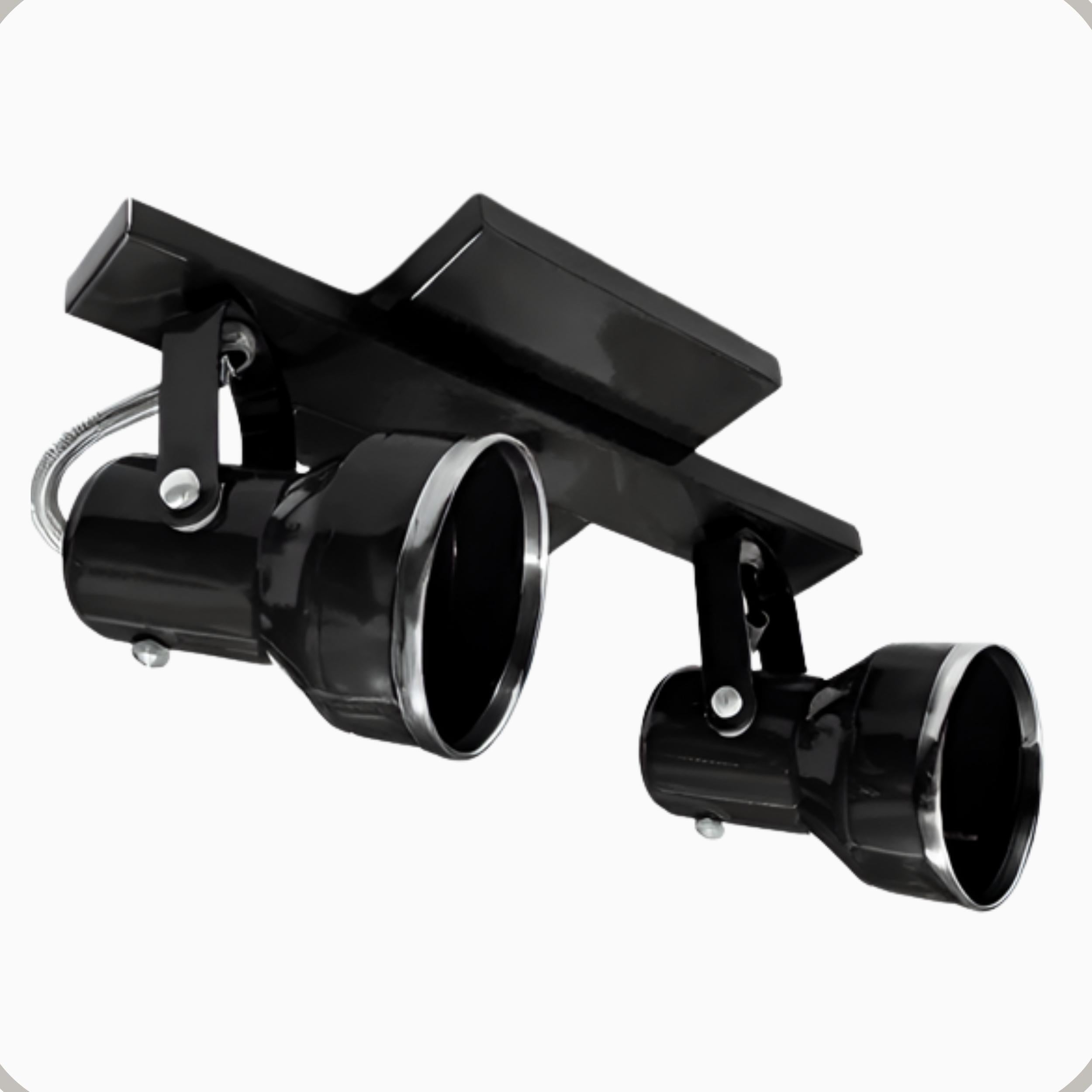 Spot Trilho New Aluminio Teto 2 Luzes E27 Bivolt Lumini Lab