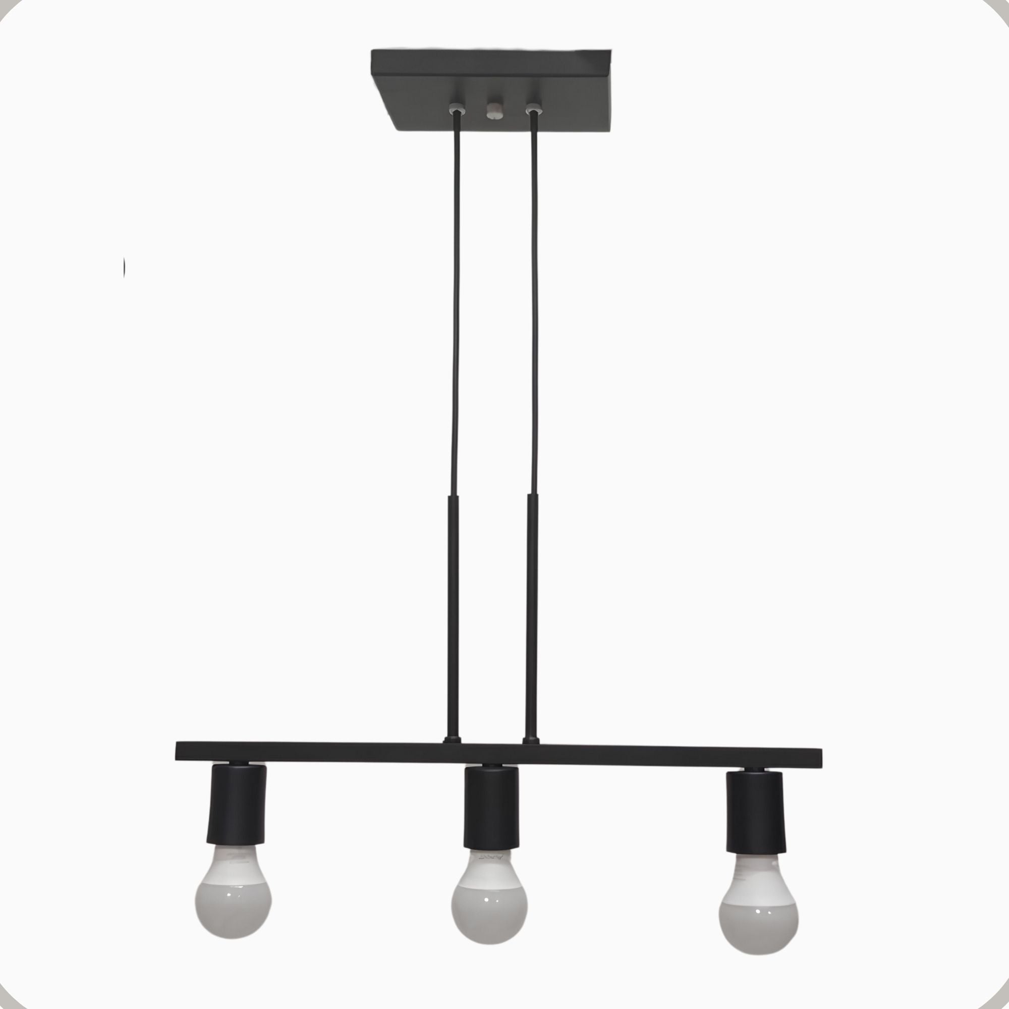 Pendente Rubis Aluminio Teto E27 3 Luzes Lumini Lab