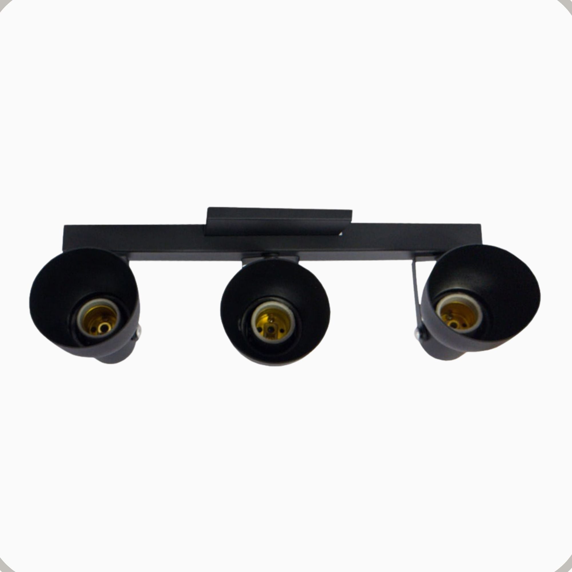 Spot Trilho Popular Aluminio Teto 3 Luzes E27 Bivolt Lumini Lab
