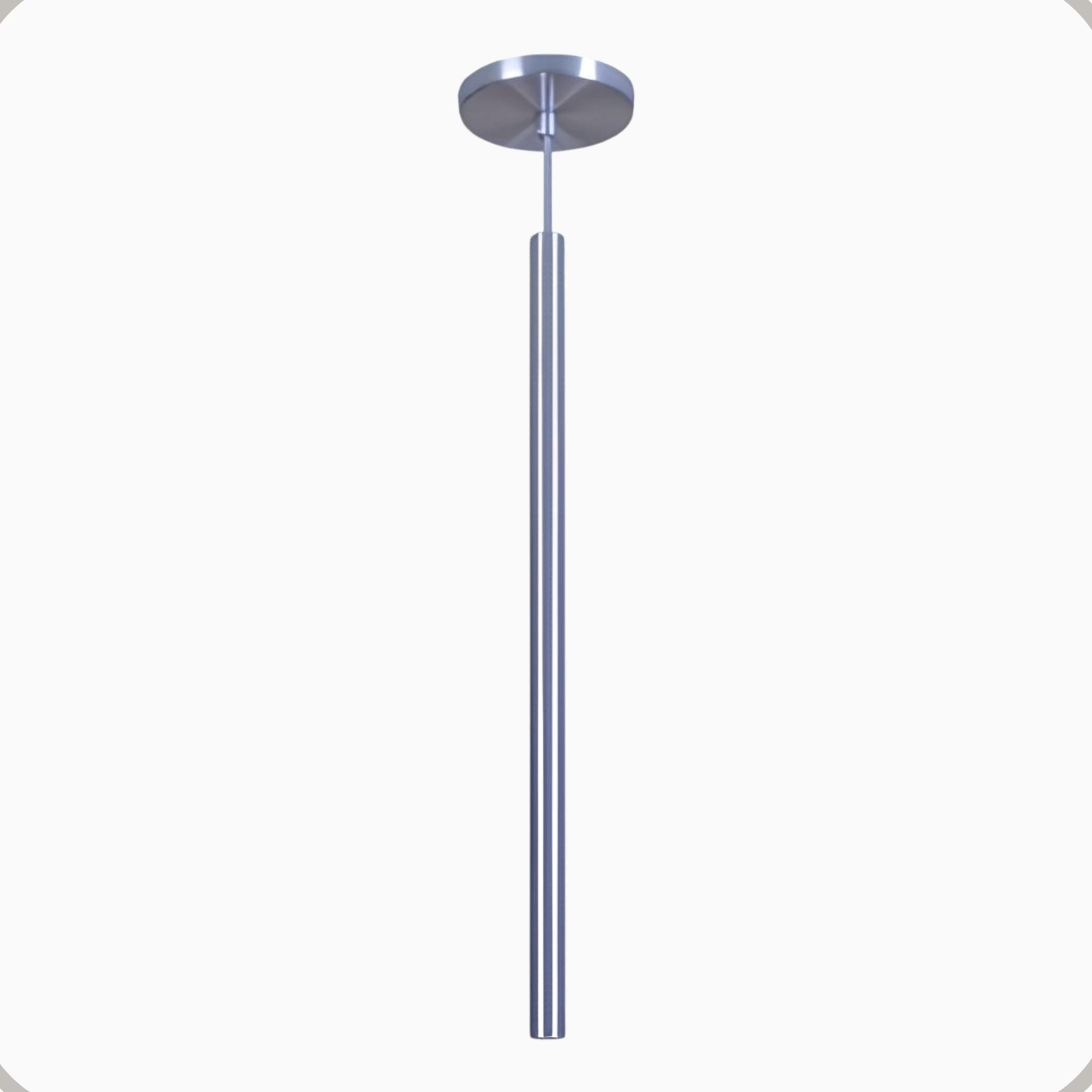 Pendente Tubinho Aluminio Teto Cabo 1 metro 1 Luz GU10 Bivolt Lumini Lab