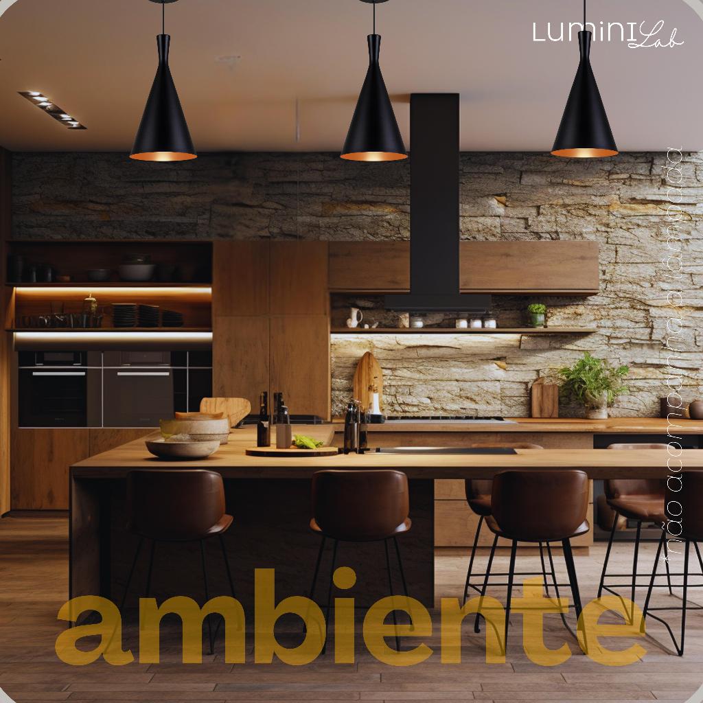 Pendente Tom Dixon Canada Aluminio Teto E27 1 Luz Lumini Lab