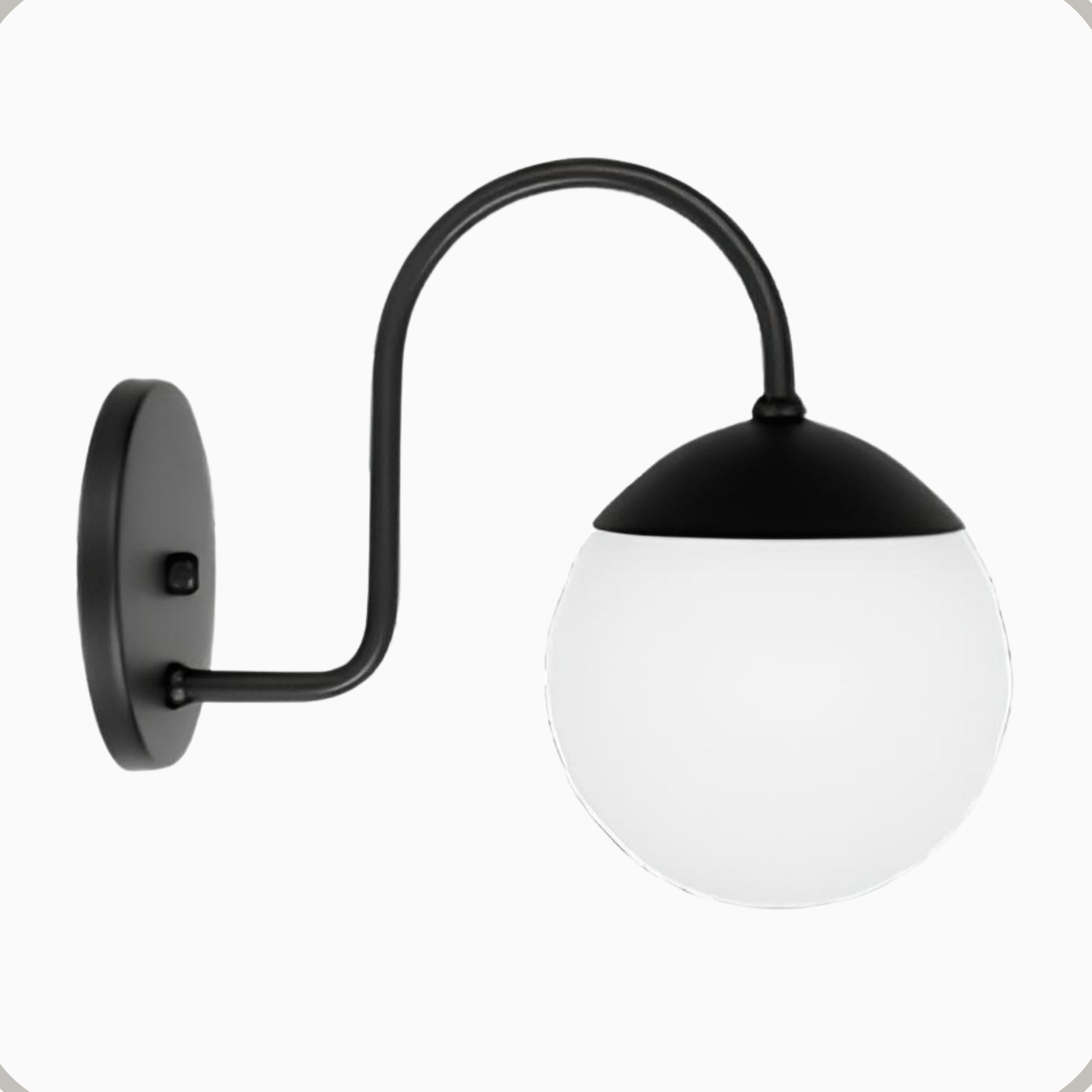 Arandela Orbe Aluminio Parede 1 Luz G9 D12 Bivolt Lumini Lab