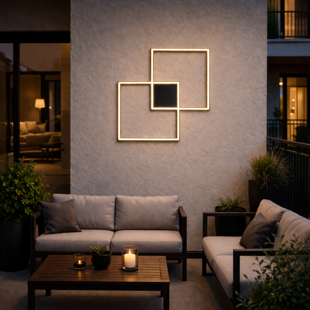 Plafon Led Orleans QD Sobrepor Aluminio 42W Bivolt Lumini Lab