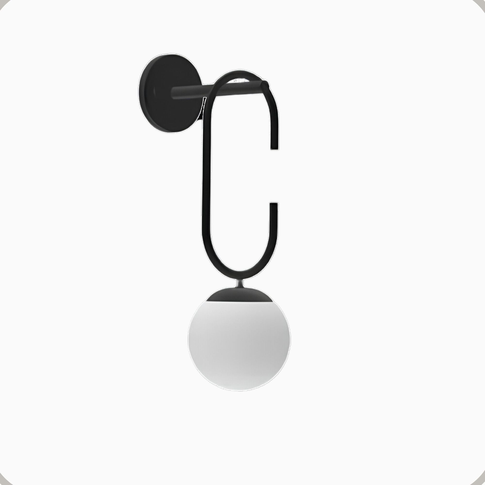 Arandela Earring Aluminio Parede 1 Luz G9 D12 Bivolt Lumini Lab